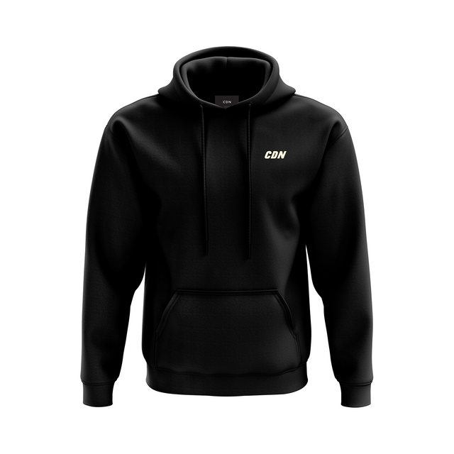 Hockey Helmet Black Unisex Hoodie