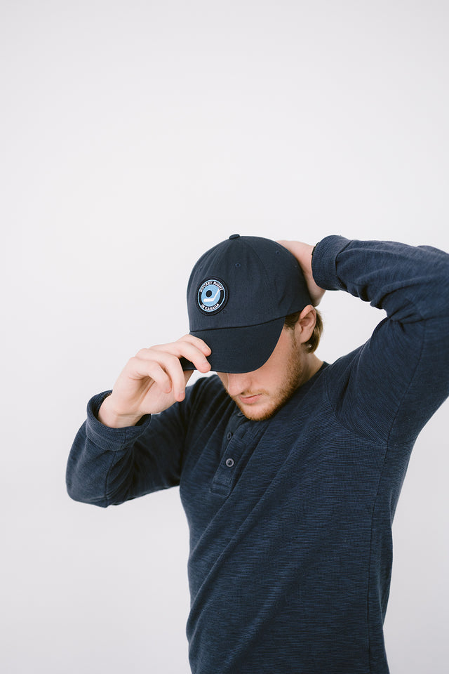 Retro Hockey Night in Canada Navy Dad Hat