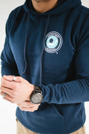 Unisex Retro Hockey Night in Canada Navy Cotton Hoodie