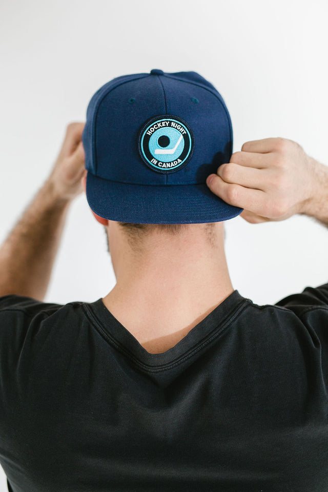 Retro Hockey Night in Canada Navy Snapback