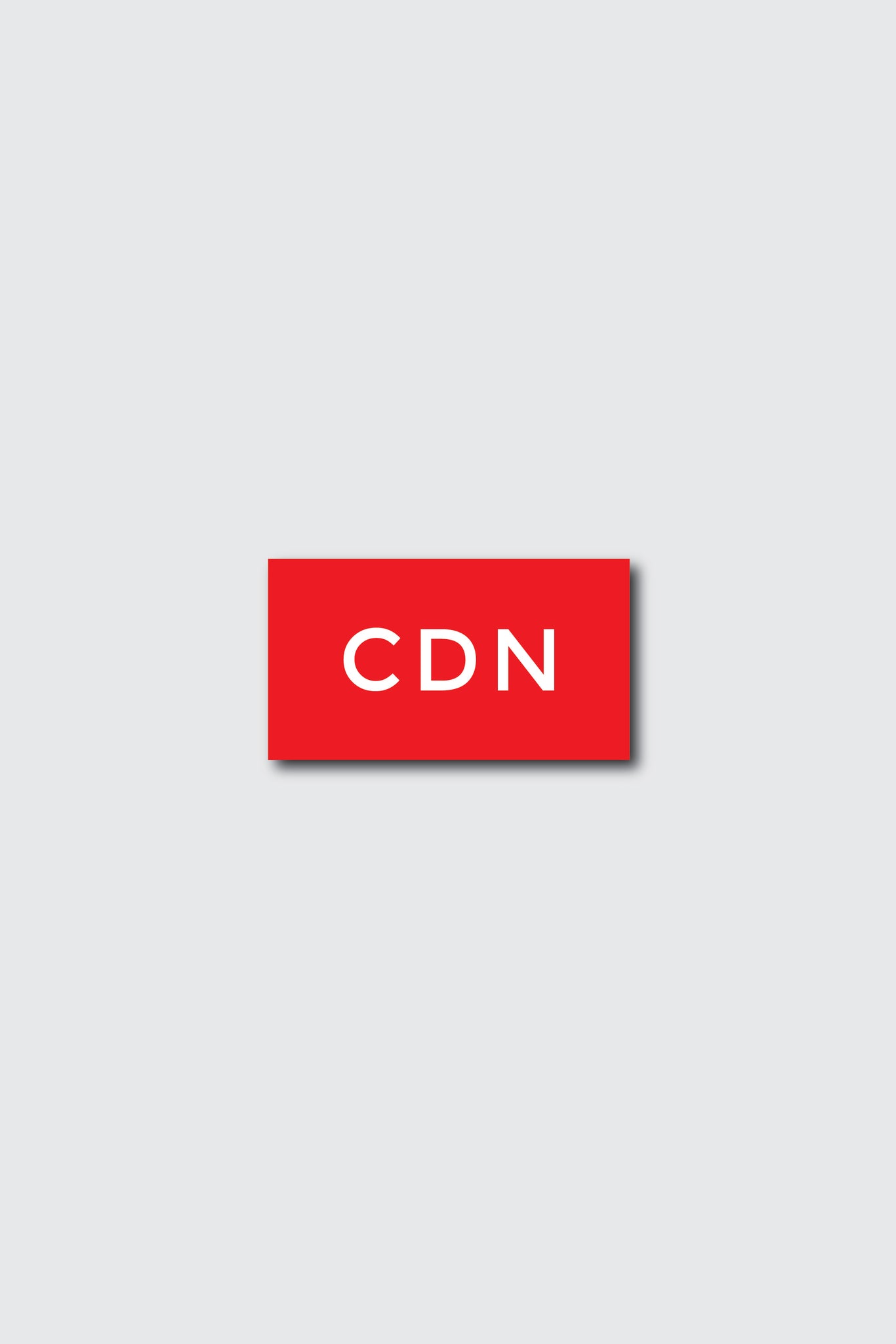 Red CDN Sticker