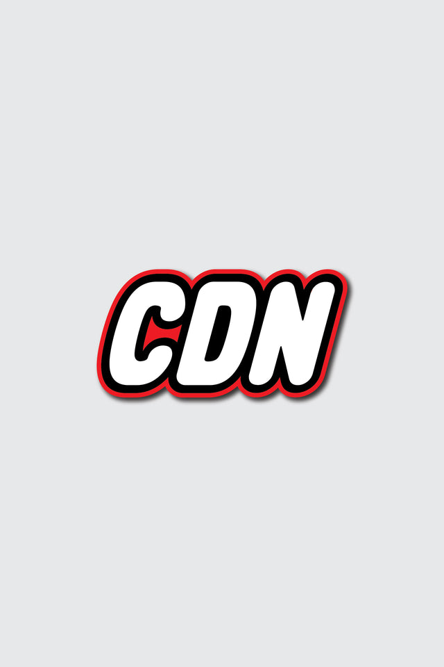 CDN Bubble Font Sticker