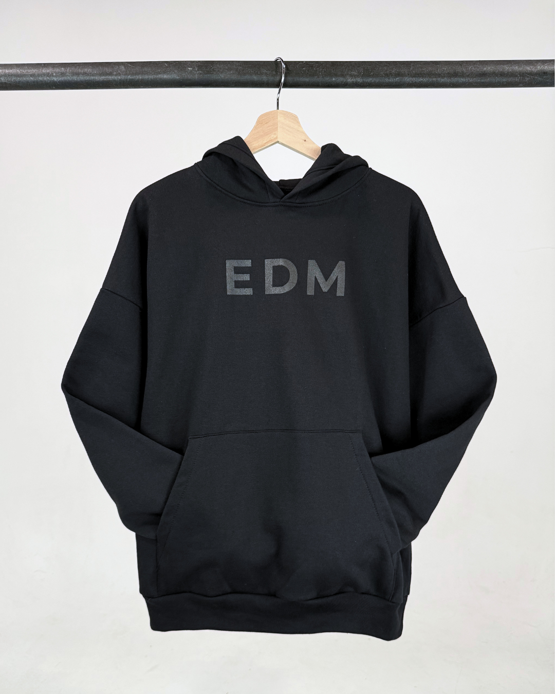 EDM All Black Unisex Hoodie