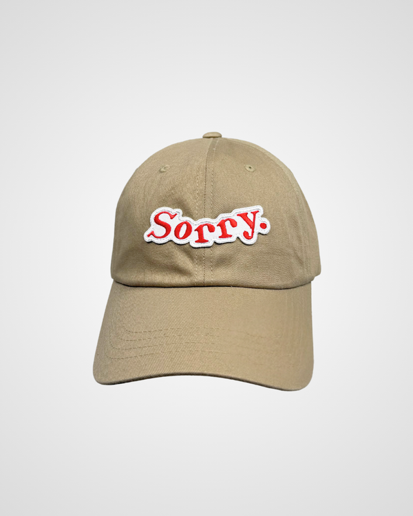 Khaki Sorry Dad Hat