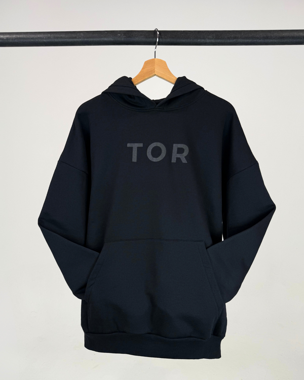 TOR All Black Unisex Hoodie