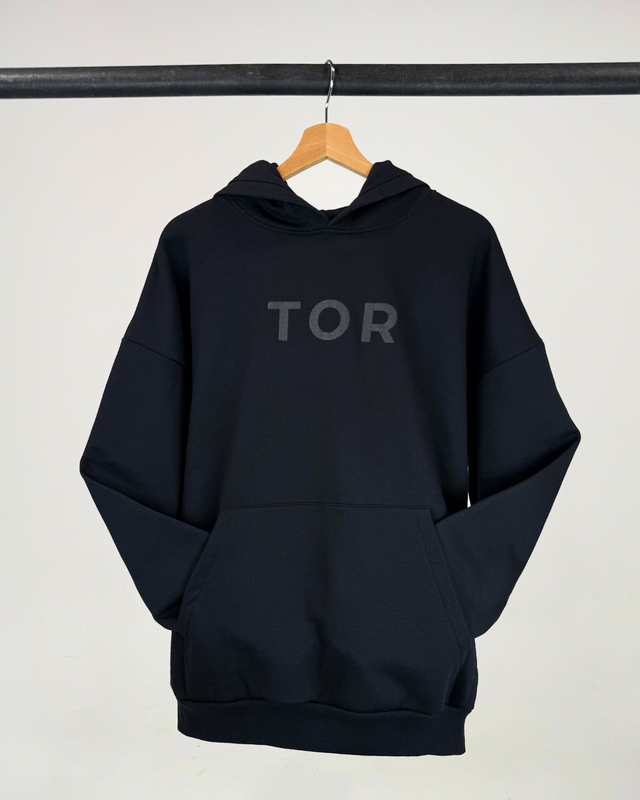 TOR All Black Unisex Hoodie