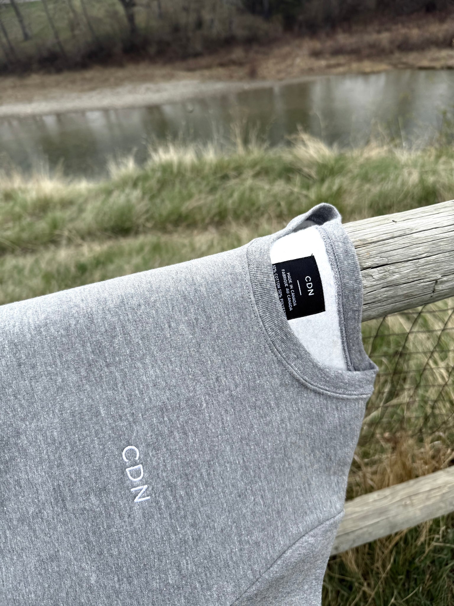 Unisex Cotton Goose Crewneck