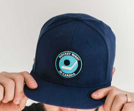 Retro Hockey Night in Canada Youth Navy Snapback
