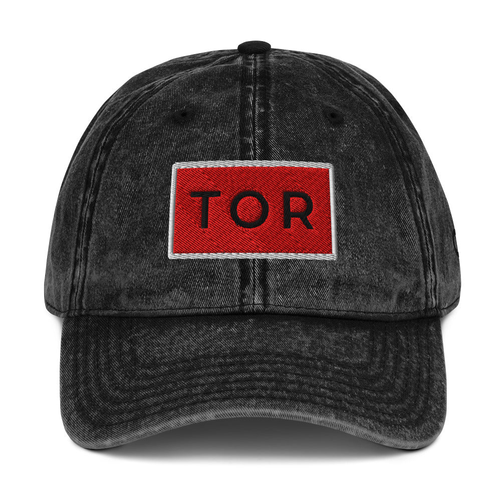 Tor Caps TOR TORONTO BASKETBALL VINTAGE COTTON TWILL CAP – CDN