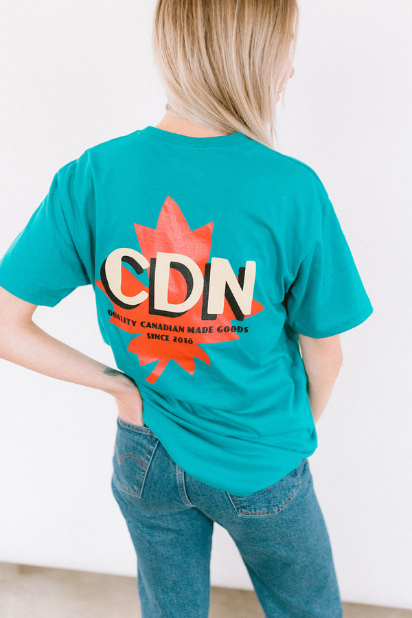 Unisex Jade Cotton Heritage Tee