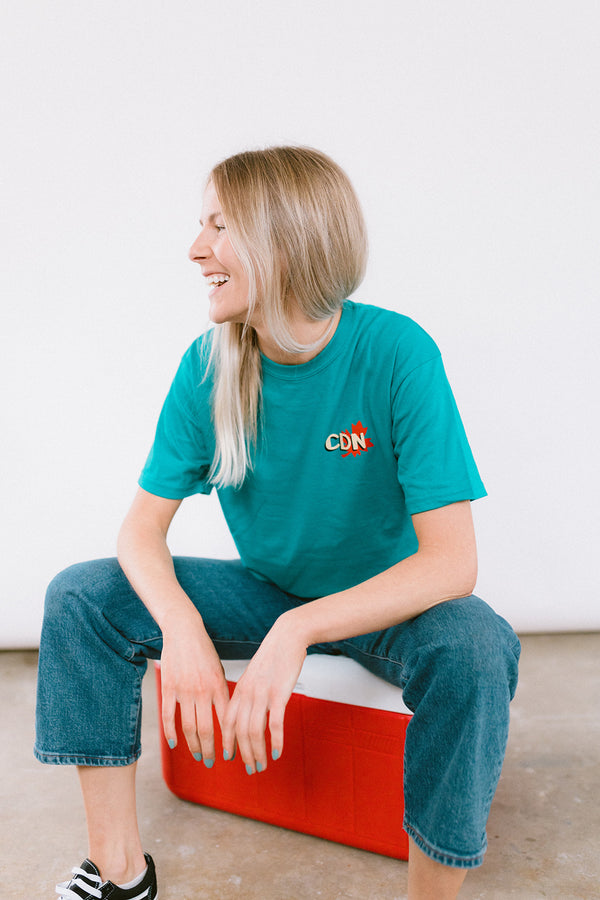 Unisex Jade Cotton Heritage Tee