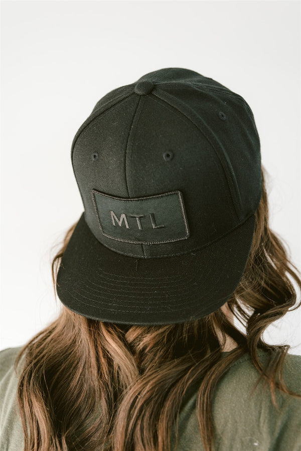 MTL All Black Snapback