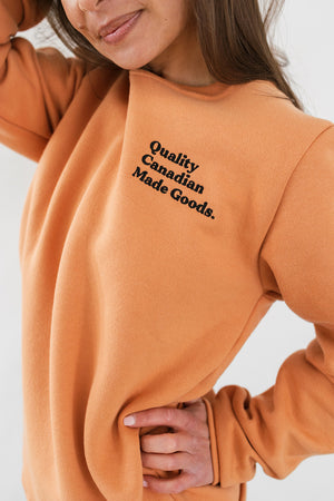 Unisex Golden Hour Character Cotton Crewneck