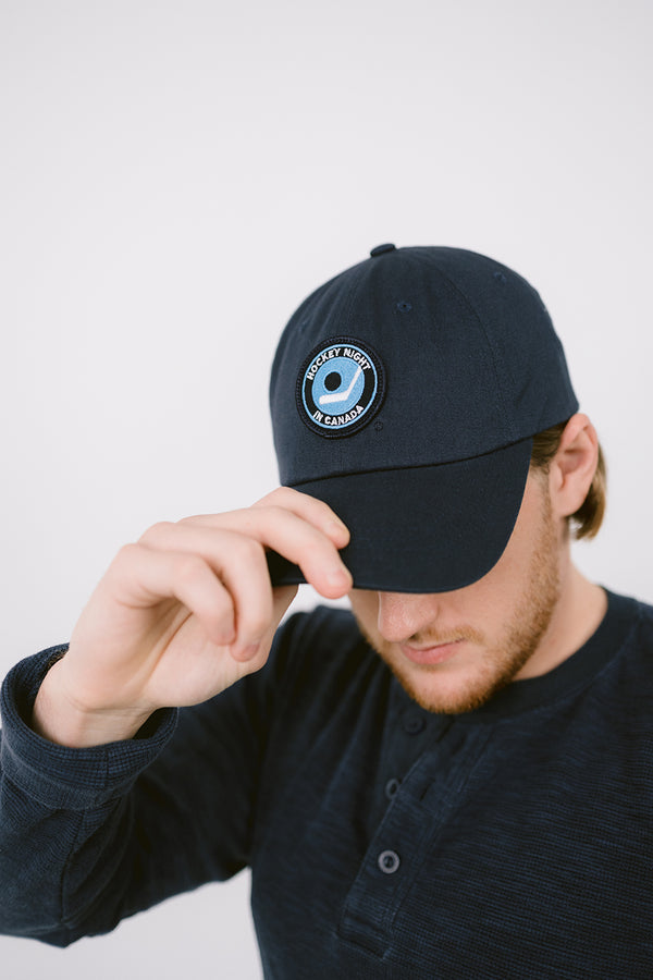 Retro Hockey Night in Canada Navy Dad Hat