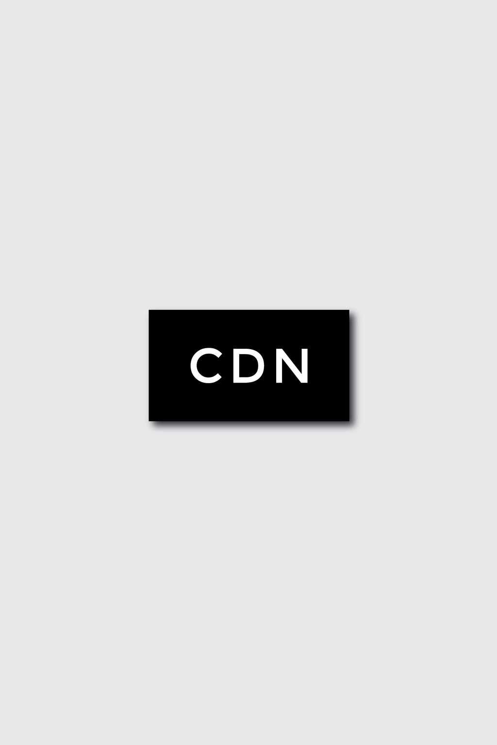 Black CDN Sticker