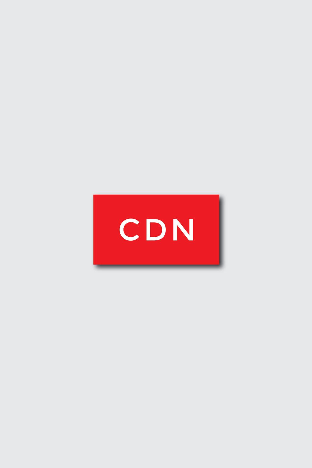 Red CDN Sticker