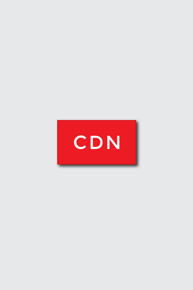 Red CDN Embroidered Patch